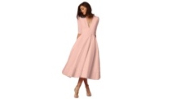 Deep V Neck Long Sleeve White Party Dresses Evening Sexy Formal Dress Women1