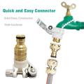 Universal 3-in-1 Brass Hose Tap Connectors Set