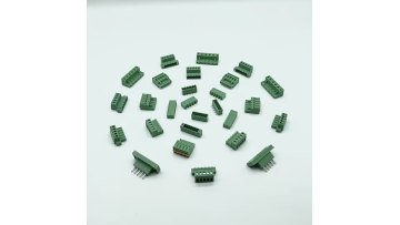 5.0/5.08mm pitch HQ2EDGWB through wire din mounted brass pluggable terminal block1