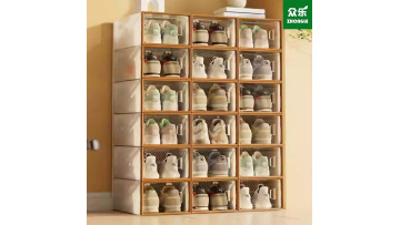 Side-opening coffee transparent drawer shoebox
