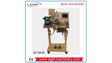 KD-198-9B Mult-funetion Automatie Four Claws Base Button Plastic Pearl Attaching Machine(For Belt) (1)