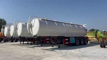 3axles vacuum semi trailer