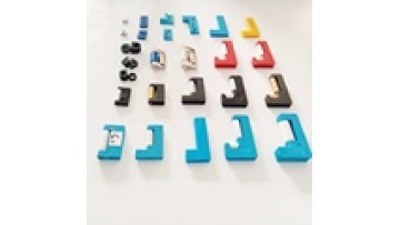 L-shap guide rail machine tool parts with special damping pad for steel telescopic cover1