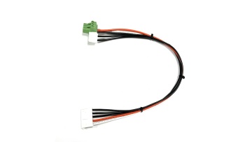 Custom Industrial Wiring Harness Terminal Block to Connector Power Cable Sample