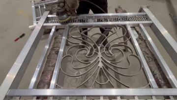 Aluminum balcony protective guardrail