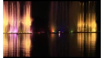 beautiful water large music dancingfountain show