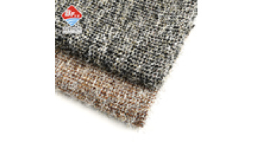 European Style Yarn Dyed Super Fashion Woven Italian Tweed Fabric for Lady Over Coat and  Dresses1