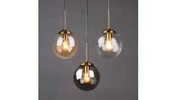 Home Lighting Indoor E27 Classic Glass Bubble Ball LED Ceiling Pendant Lamp1