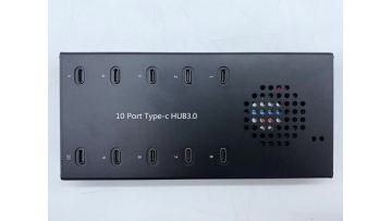 Three 10-port hubs