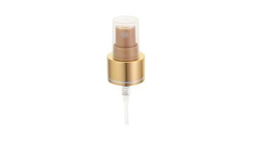 24/410 Shiny Gold Grooved Aluminum Fine Mist Sprayer