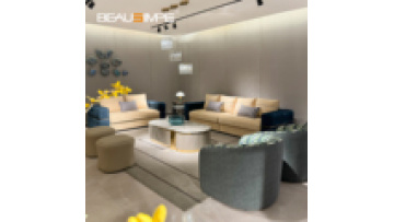 Lambert Luxury Italian Modern  Chesterfield Sofa Set Villa Mansion Furniture Frosted Cowhide couch Leather living room sofas1