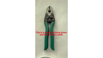 Green and black cable shears
