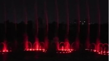 five circles lake fountain simulation