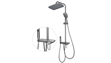 Gun Gery Piano Key Bathroom Shower Faucet