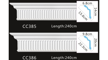 Elegant PU Carved Cornice Mouldings for Sophisticated Interior Design