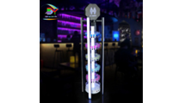 Bar Luminous Cocktail Rack - KTV Champagne Bullet Shot Glasses with Acrylic Skyscraper Cup Holder1