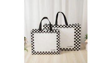 black and white tote bags non woven bags