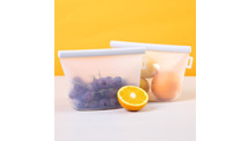 Wholesale BPA Free 240ml 360ml 500ml 1000ml Reusable Waterproof Fruit Food Storage Silicone Bags1