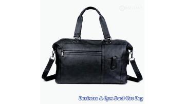 Genuine Leather Large Capacity Travel Duffle Bag