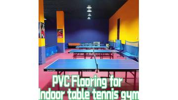 pvc flooring for table tennis
