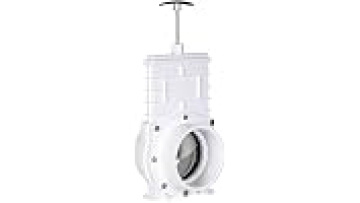 PVC gate valve for koi ponds