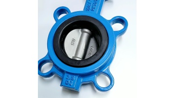 DN80 Cast Iron wafer/Flange soft sealing Electrical butterfly valve1