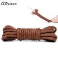 1Pair New Shoelace Top Quality Polyester Solid Classic Round Shoelaces Casual Sports Boots Lace 90cm 120cm 150cm 16 Colors F082