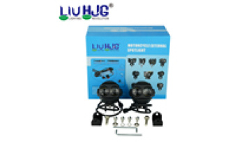 High Power 100W Dual Color Led Motorcycle Fog light Driving Head Light Headlight Led Auxiliary lights for Offroad1