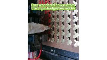 Precision Adhesive Application for Metal Emblems