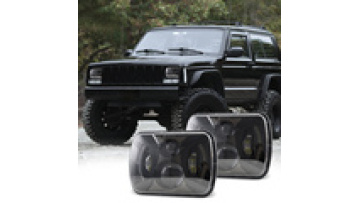 7X6 Square Replacement Headlight with DRL for Dodge Aries, Chevrolet Tahoe, S10, Blazer, K2500, Suburban, K1500, Express1