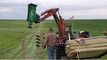 Post Driver for Skid Steer