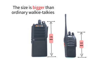ETMY ET-600 High Power 25 Watt Transceiver  5-8km Long Range Walkie Talkie1
