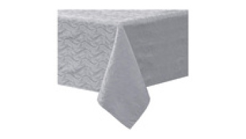 Hot Sale Hotel Gray Jacquard Tablecloth1