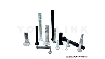 Yokelink Hex Heavy High Strength Bolts Carbon Steel ASTM A325M A490M A449 EN14399 Structural Bolts DIN6914 DIN933 video