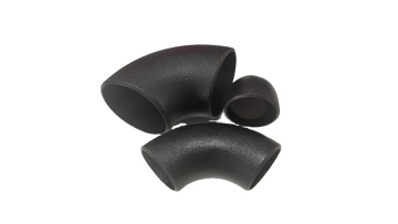 Carbon Steel SR Elbow Black Paint