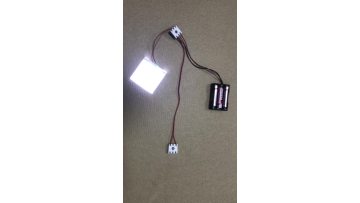Light-controlled light-emitting movement