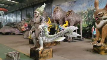 Realistic animatronic monsters