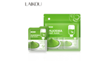 Private Label Organic Green Matcha Extract Mask for Skin Repair and Acne Removal1