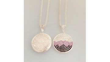 Sumando 2022 new arrivals costume rainbow ice rainbow jewelry for women pendent necklace1