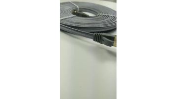 video cat7 flat nylon braided cable (1)
