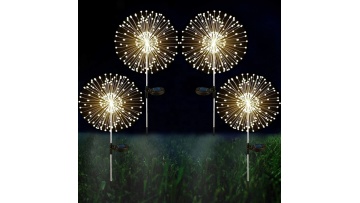 Outdoor Beautiful 120Led Decorative Solar Firework Light Landscape DIY String Garden Solar Light For Party1