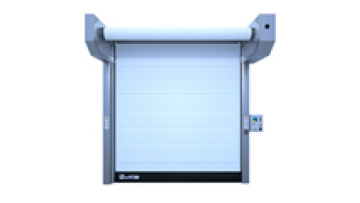 Stainless Steel Material Freezer Storage Auto Recovery Zipper Type Fast Rolling Shutter High Speed Door1