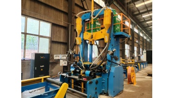 H Beam assembly welding straightning