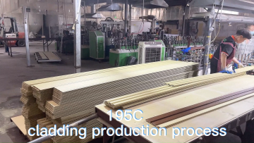 Factory Price Custom Interior Decorative Strip Wood Plastic Composite Cladding Wood Alternative WPC Wall Panel1