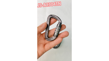 Factory Custom 12KN Self-locking Aluminum Alloy D Type Climbing Carabiner Hook1