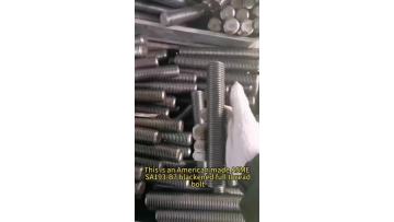 ASTM SA193 B7 Threaded Rod, Black Plated