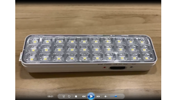 3W Wall Mounted Led Emergency Light Plastic Emergency Fire Light Emergency Light Rechargeable