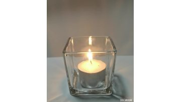 glass jar cande holder