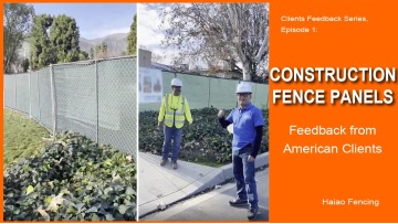 Haiao Fencing Chain Link Temporary Fence with Vertical Tube1