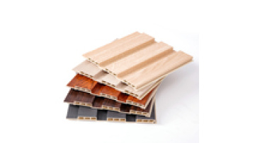 Living Room Decorative 3D Fluted Acoustic Wood Plastic Composite Interior Wpc Wall Panels For Sale1